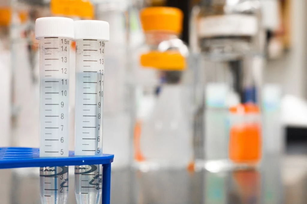 Test tubes in a lab